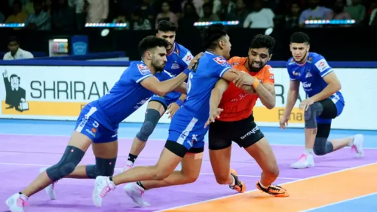 PKL Season 11: Haryana Steelers Produce High-Scoring Thriller In Win Vs U Mumba