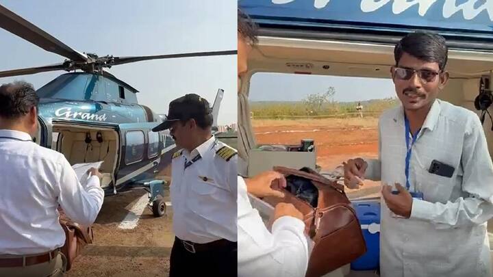 उद्धव ठाकरेंनी बॅग तपासणाऱ्या अधिकाऱ्यांची चांगलीच फिरकी घेतली, दरवेळेला मीच तुमचं पहिला गिऱ्हाईक असतो का, असा मिश्कील टोलाही लगावला.