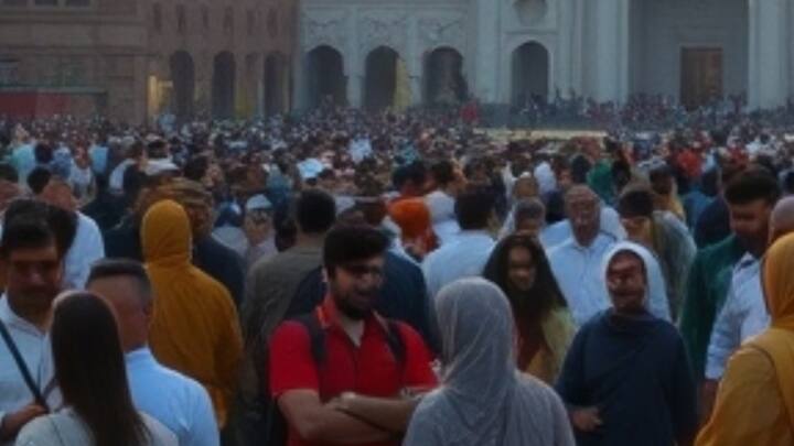 In the year 2050, the number of Muslims will be 29.7 percent of the entire world population.