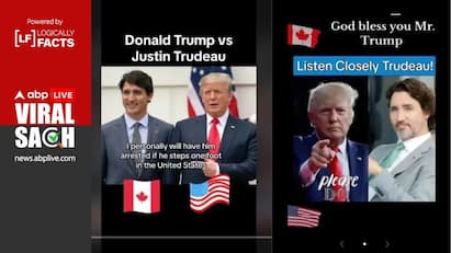 Fact Check Donald Trump Threaten Canadian PM Justin Trudeau Viral Audio AI Fact Check: Did Donald Trump Threaten Canadian PM Justin Trudeau? Viral Audio Put To AI Test