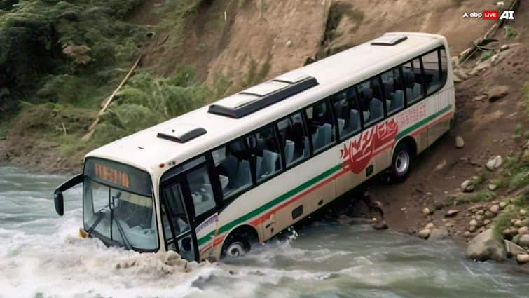 7 Dead, 15 Injured As Bus Carrying Devotees From Maha Kumbh Falls Into Gorge In Gujarat