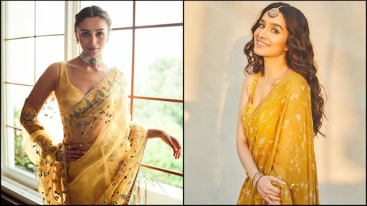 Get inspired by Bollywood divas wearing stunning yellow Haldi outfits this wedding season. From elegant sarees to chic lehengas, these vibrant styles ensure you stand out with festive charm.