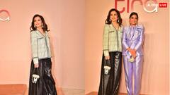 हाथ में पॉपकॉर्न बैग लेकर रैट्रो लुक में नजर आईं नीता अंबानी, बेटी ईशा के साथ दिए जमकर पोज