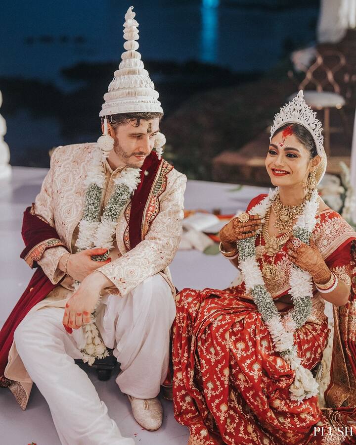 Sreejita and Blohm-Pape had previously exchanged vows in a Catholic ceremony in Germany last year.