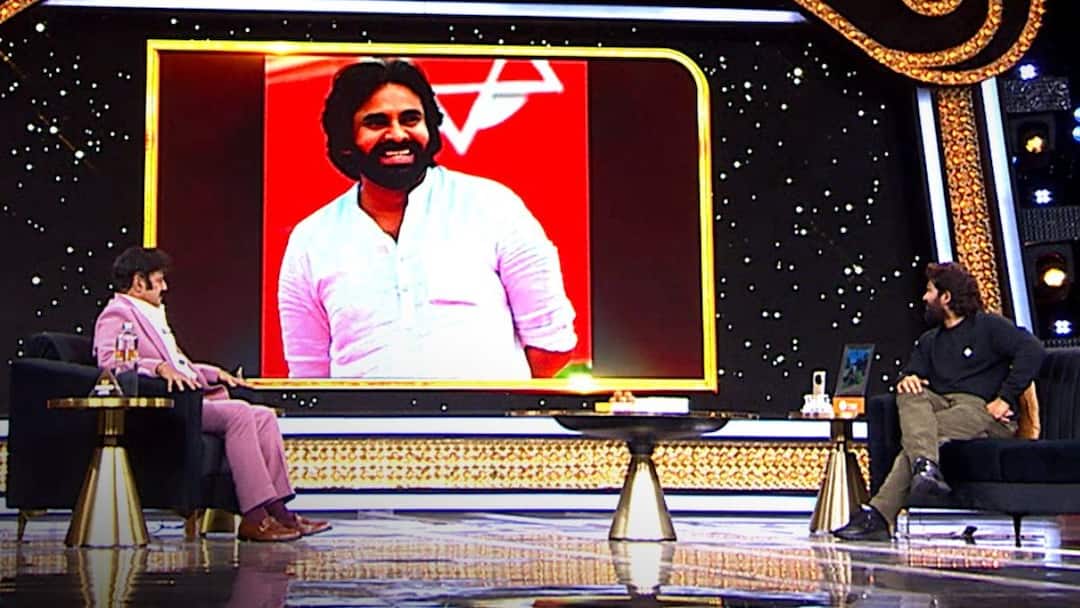 Unstoppable With NBK S4: 'అన్ స్టాపబుల్ 4'లో పవన్ గురించి బాలయ్య పవర్ ఫుల్ క్వశ్చన్ - అల్లు అర్జున్ ఐకానిక్ ఆన్సర్ Balakrishna questioning Allu Arjun about Pawan Kalyan in Unstoppable 4 episode 4 Unstoppable With NBK S4: 'అన్ స్టాపబుల్ 4'లో పవన్ గురించి బాలయ్య పవర్ ఫుల్ క్వశ్చన్ - అల్లు అర్జున్ ఐకానిక్ ఆన్సర్