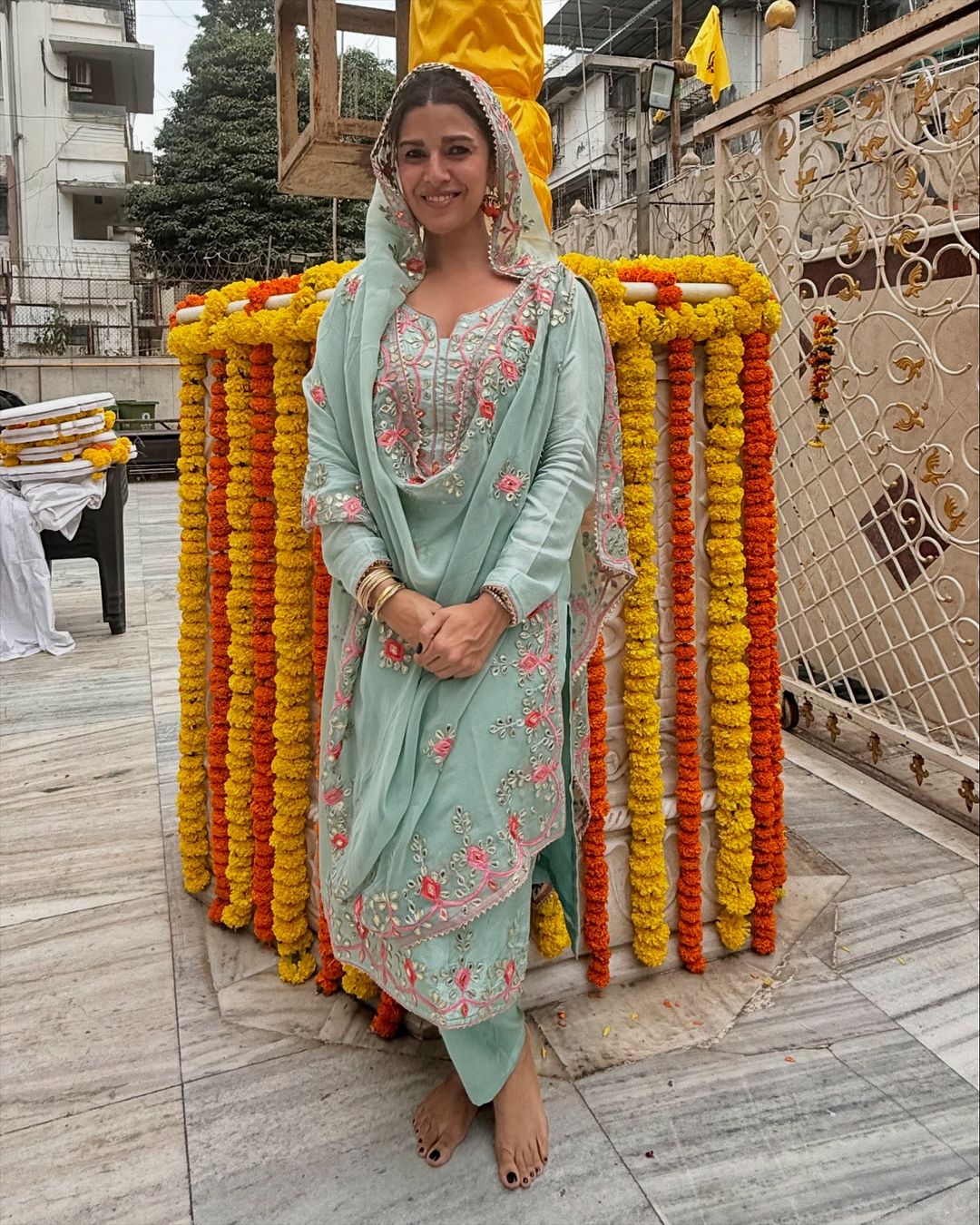 Nimrat Kaur Is 'Gurpurab' Ready In Green Pastel Suit, SEE PICS