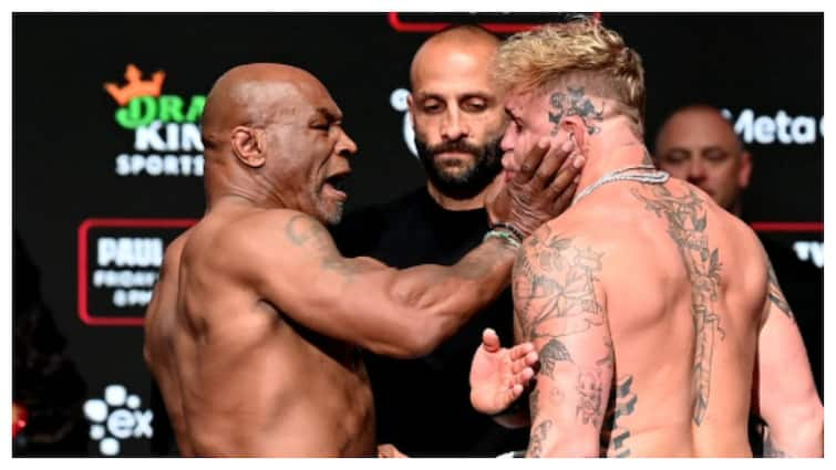 Mike Tyson Slaps Jake Paul For THIS Reason During Official Weigh-In; Video Goes Viral | WATCH