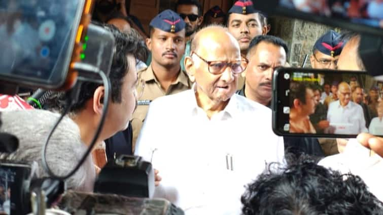 Maharashtra Elections Sharad Pawar Bags Checked By Poll Officials In Baramati