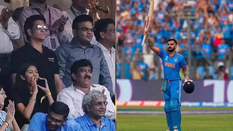 वर्ल्ड कप और 50वां शतक, सचिन तेंदुलकर का रिकॉर्ड तोड़ विराट कोहली हुए भावुक