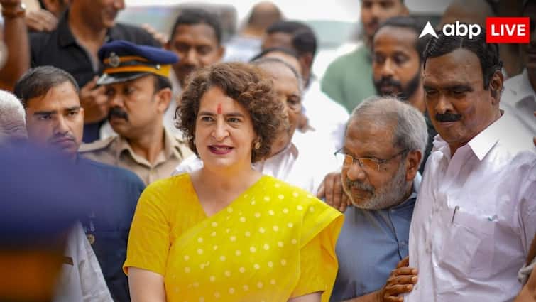 kerala wayanad lok sabha byelection result 2024 priyanka gandhi took lead in voting counting   Wayanad By Election Result 2024: કેરલની વાયનાડ બેઠક પરથી પ્રિયંકા ગાંધી 1 લાખથી વધુ મતથી આગળ 