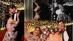 मांग में सिंदूर...फ्लोरल लहंगा, रिसेप्शन पार्टी में देसी गर्ल बनकर पति संग रोमांटिक हुईं श्रीजिता डे, वायरल हुई तस्वीरें