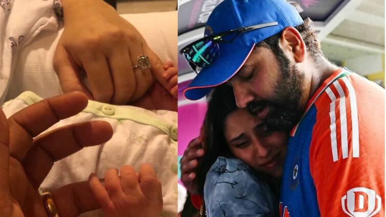 indian crciketer rohit sharma ritika sajdeh have been blessed with a baby boy Rohit Sharma: வந்தாச்சு குட்டி ஹிட்-மேன் - ரோகித் சர்மாவிற்கு ஆண் குழந்தை, குவியும் வாழ்த்து மழை