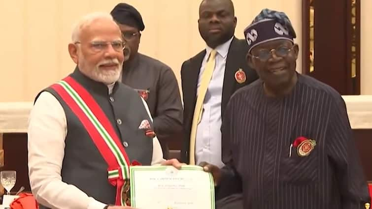 PM Modi Becomes Only Foreign Dignitary After Queen Elizabeth To Receive Nigeria's Second-Highest Honour — WATCH