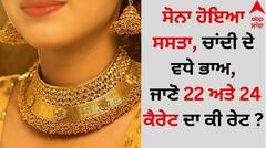 Gold Silver Rate Today: ਸੋਨਾ ਹੋਇਆ ਸਸਤਾ, ਚਾਂਦੀ ਦੇ ਵਧੇ ਭਾਅ, ਜਾਣੋ 22 ਅਤੇ 24 ਕੈਰੇਟ ਦਾ ਕੀ ਰੇਟ ?