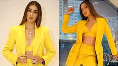 Raai Laxmi: ఎల్లో బికినీ మీద సూట్ వేసిన రత్తాలు... రాయ్ లక్ష్మి గ్లామర్ ట్రీట్ చూడండి