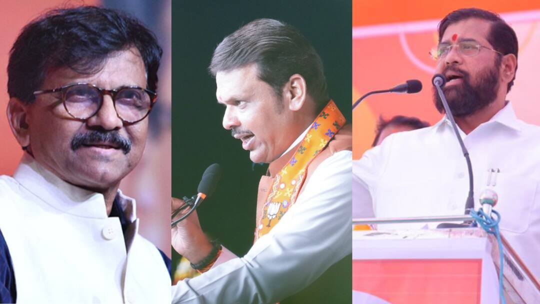 Sanjay Raut: 23 तारखेनंतर फडणवीस-शिंदेंना पोलीस ठाण्यात हेलपाटे मारावे लागतील, दयामाया दाखवणार नाही: संजय राऊत Sanjay Raut slams Devendra Fadnavis CM Eknath Shinde Shahaji Bapu Patil Sanjay Raut: 23 तारखेनंतर फडणवीस-शिंदेंना पोलीस ठाण्यात हेलपाटे मारावे लागतील, दयामाया दाखवणार नाही: संजय राऊत