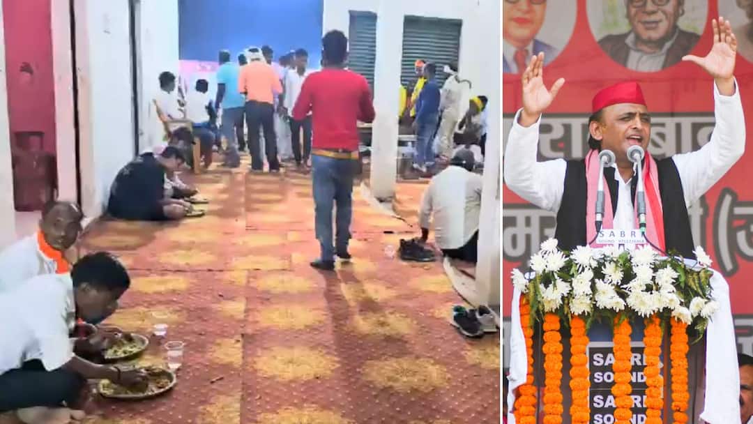 BJP MP's Feast Turns Battleground After Gravy Served Without Meat, Akhilesh Says 'Mutton War Recorded In History' BJP MP's Feast Turns Battleground After Gravy Served Without Meat, Akhilesh Says 'Mutton War Recorded In History'