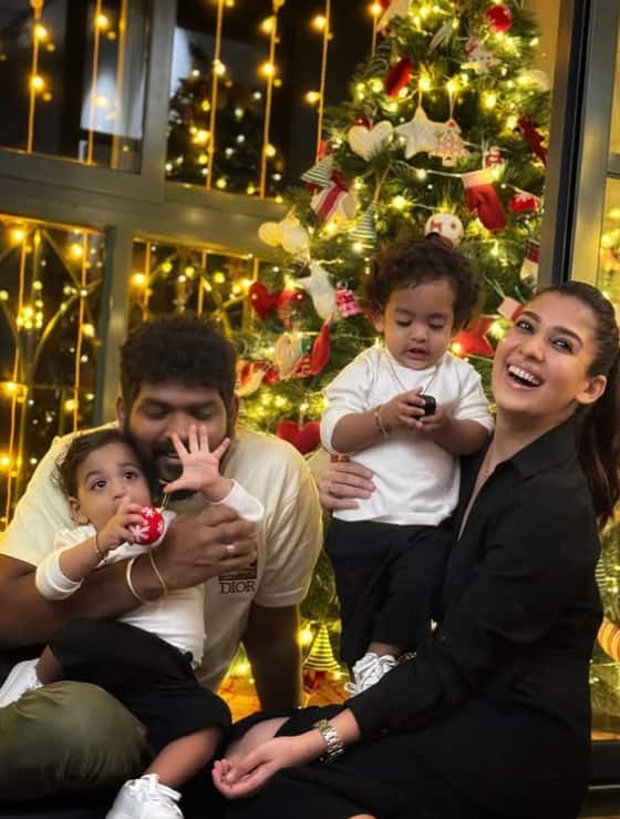 फिलहाल नयनतारा और विग्नेश अपने दोनों बच्चों के साथ हैप्पी मैरीज लाइफ एंजॉय कर रहे हैं.