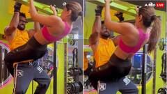 खेसारी लाल यादव के साथ आकांक्षा पुरी ने जिम में किया ऐसे वर्कआउट