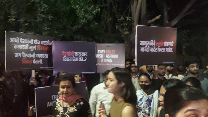 दरम्यान, याघटनेला ६ महिने पुर्ण होत असल्याने या अपघातात जीव गमावलेल्या अनिश व अश्विनी यांना आदरांजली वाहण्यासाठी तरुणाईने अपघातास्थळी एकत्रित जमत