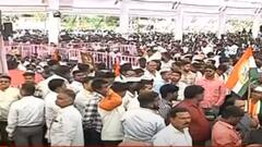 Ajit Pawar: बारामतीमध्ये दोन्ही पवारांची सांगता सभा! अजित पवारांच्या सभेला तोबा गर्दी, पाहा फोटो