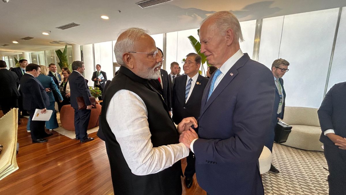 PM Modi Meets US President Biden At G20 Summit, Says 'Always A Delight To Meet Him'