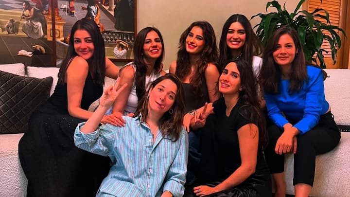 Tamannaah Bhatia delighted her fans by sharing a series of lively pictures from a fun-filled Sunday with her close friends.