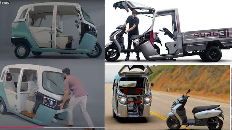 Surge S32 Worlds First Convertible Vehicle 2 in 1 Electric 3-Wheeler That Converts to Scooter Hero Convertible Vehicle: அடடேய்ய்..! ஆட்டோக்குள்ள ஸ்கூட்டர், சர்ஜ் எஸ்32 - உலகின் ஃபர்ஸ்ட் கிளாஸ் கன்வெர்டபள் வாகனம்