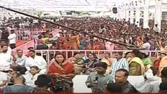 Ajit Pawar: बारामतीमध्ये दोन्ही पवारांची सांगता सभा! अजित पवारांच्या सभेला तोबा गर्दी, पाहा फोटो