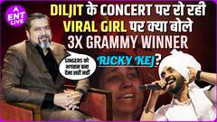 Ricky Kej Reacts to Viral Crying Girl at Diljit Dosanjh's Concert | ENT Live