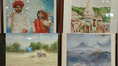 In Pics: जयपुर में पहली बार लगा वॉटर कलर पेंटिंग एग्जीबिशन, तस्वीरों में देखें रंगीन राजस्थान