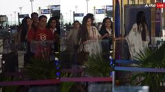 प्रेग्नेंसी अनाउंसमेंट के बाद पहली बार एयरपोर्ट पर स्पॉट हुईं Athiya Shetty, दुपट्टे से छिपाती दिखीं बेबी बंप