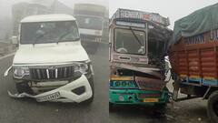 लो विजिबिलिटी के चलते मेरठ-करनाल हाइवे पर बड़ा हादसा, दर्जनों गाड़ियां आपस में भिड़ीं