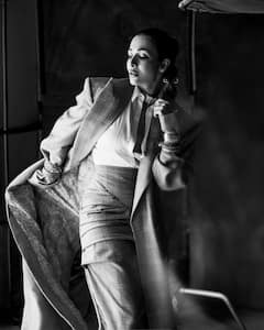 Malaika Arora Is The Perfect Boss Lady In Helen Anthony's Grey Suit; Check Out Pics