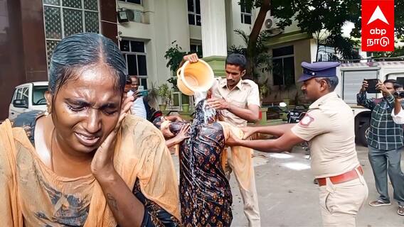 Karur Women Crying : ’’Dress-லாம் கிழிச்சு அடிக்கிறாங்க’’கைக்குழந்தையுடன் கதறும் தாய்!