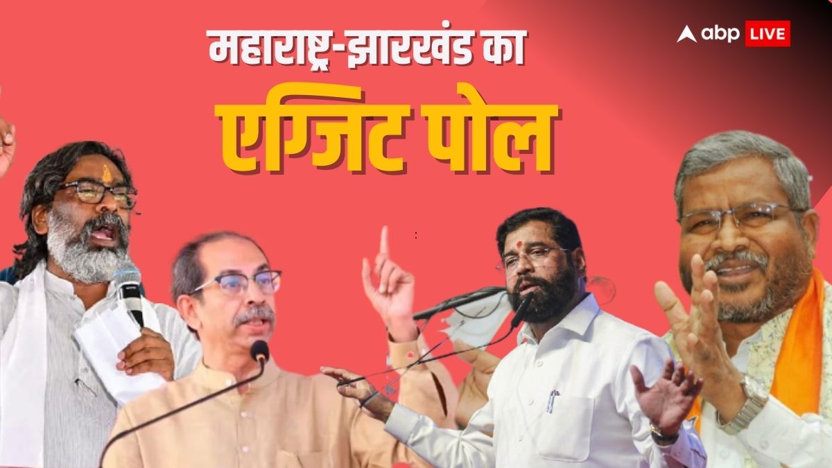 महाराष्ट्र या झारखंड, कहां पर बीजेपी करेगी सबसे बड़ा खेला? बदल जाएगा राज्य का सियासी इतिहास Maharashtra Jharkhand Election 2024 Exit Polls Result 2019 2014 2009 Election Results महाराष्ट्र या झारखंड, कहां पर बीजेपी करेगी सबसे बड़ा खेला? बदल जाएगा राज्य का सियासी इतिहास