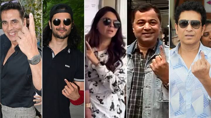 मराठी कलाकारांनी मतदान केलं. अभिनेता सुबोध भावे आणि अभिनेत्री सोनाली कुलकर्णी यांच्यासह अभिनेता अक्षय कुमार, अली फजल आणि सचिन तेंडलकरनेही मतदानाचा हक्क बजावला आहे.