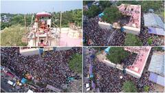 1000ம் ஆண்டு பழமை வாய்ந்த பூமீஸ்வரர் கோயில் குடமுழுக்கு விழா; ஆயிரக்கணக்கான பக்தர்கள் சாமி தரிசனம்