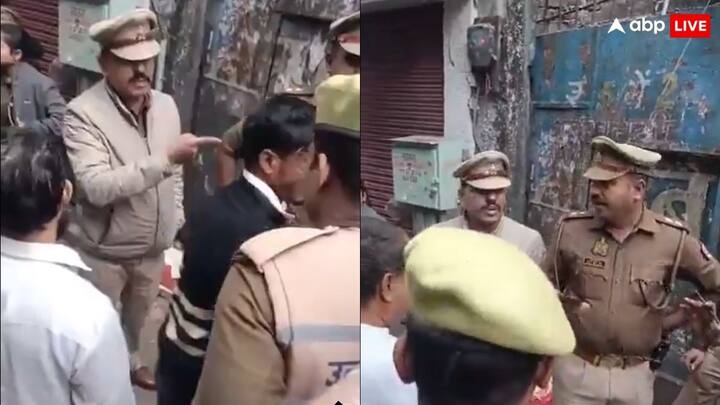 उत्तर प्रदेश पुलिस की ओर से मतदाताओं को वोट देने से रोका जा रहा था और उनकी आईडी चेक की जा रही थी, जिसका किसी ने वीडियो बना लिया और वह सोशल मीडिया पर वायरल हो गया.