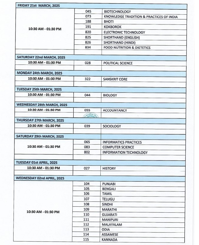 CBSE Releases Date Sheet For Class X and XII, Exams To Begin From Feb 15. Check Full Schedule Here