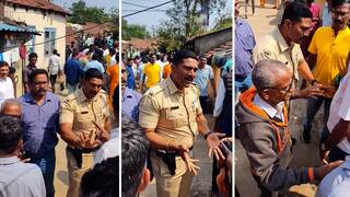Kolhapur Uttar Vidhan Sabha : कोल्हापुरात सदर बाजार परिसरात जोरदार घोषणाबाजी; पोलीस आणि कार्यकर्त्यांमध्ये शाब्दिक चकमक