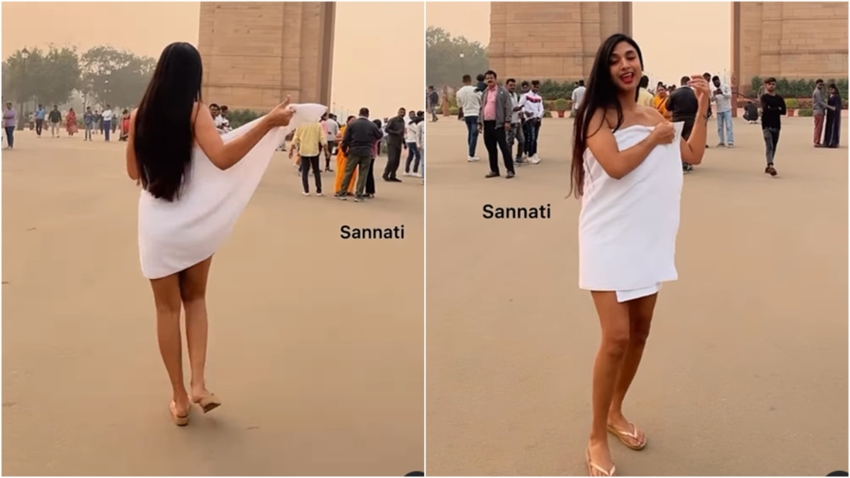 After Kolkata Durga Puja Fiasco, 'Insta Model' Sparks Row With 'Towel Dance' At India Gate