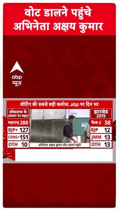 Maharashtra Election 2024: Bollywood's 'Khiladi' Akshay Kumar Arrives At Booth To Cast Vote | ABP News