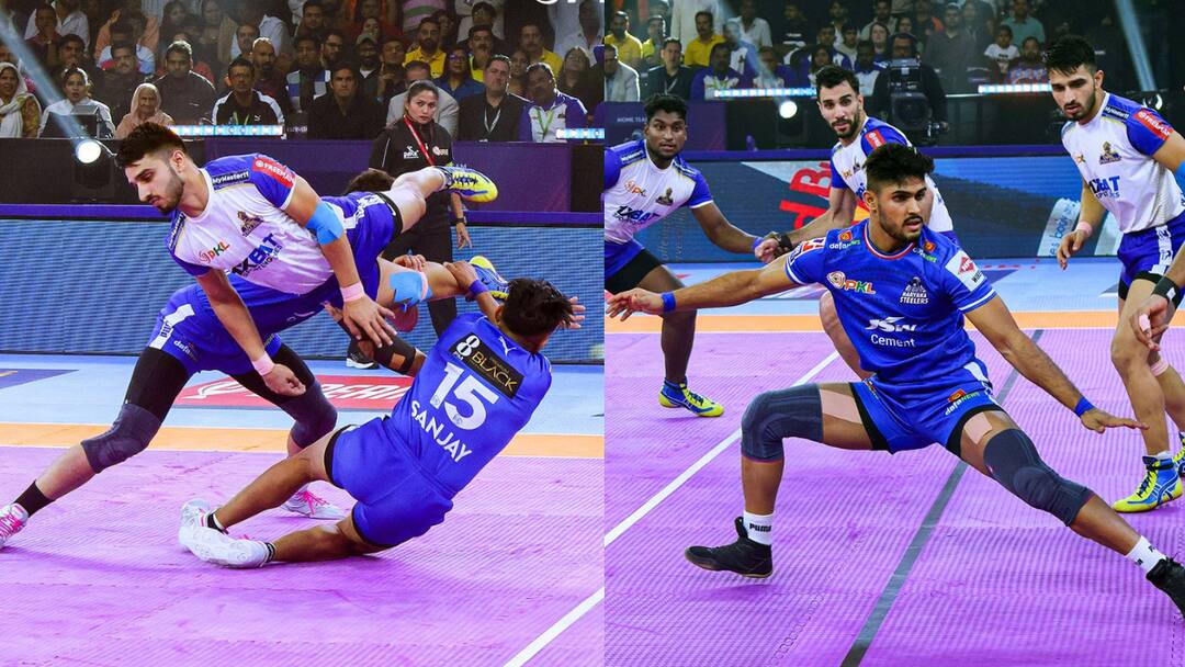 Pro Kabbadi League 2024 : டாப்பில் ஹரியானா ஸ்டீலர்ஸ், தத்தளிக்கும் தமிழ் தலைவாஸ்.. முழு புள்ளிப் பட்டியல் இதோ! Pro Kabbadi League 2024 points table tamil thalaivas position haryana steelers tops the table Pro Kabbadi League 2024 : டாப்பில் ஹரியானா ஸ்டீலர்ஸ், தத்தளிக்கும் தமிழ் தலைவாஸ்.. முழு புள்ளிப் பட்டியல் இதோ!