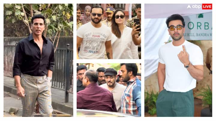 Celebs Voted For Maharashtra Elections 2024: महाराष्ट्र विधानसभा चुनाव के लिए आज मतदान हुए. ऐसे में एक के बाद एक सितारों ने अपने-अपने नजदीकी पोलिंग बूथ पर जाकर वोट डाले.