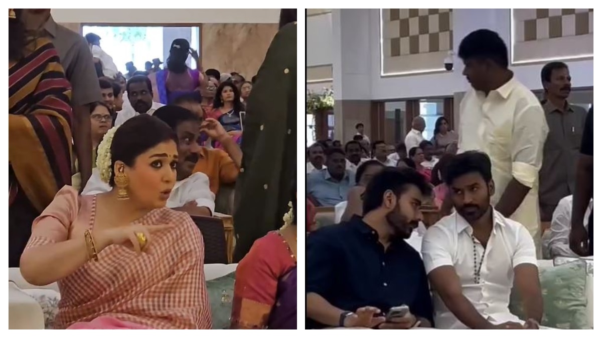 Nayanthara And Dhanush Avoid Each Other At Wedding Amid Netflix ...