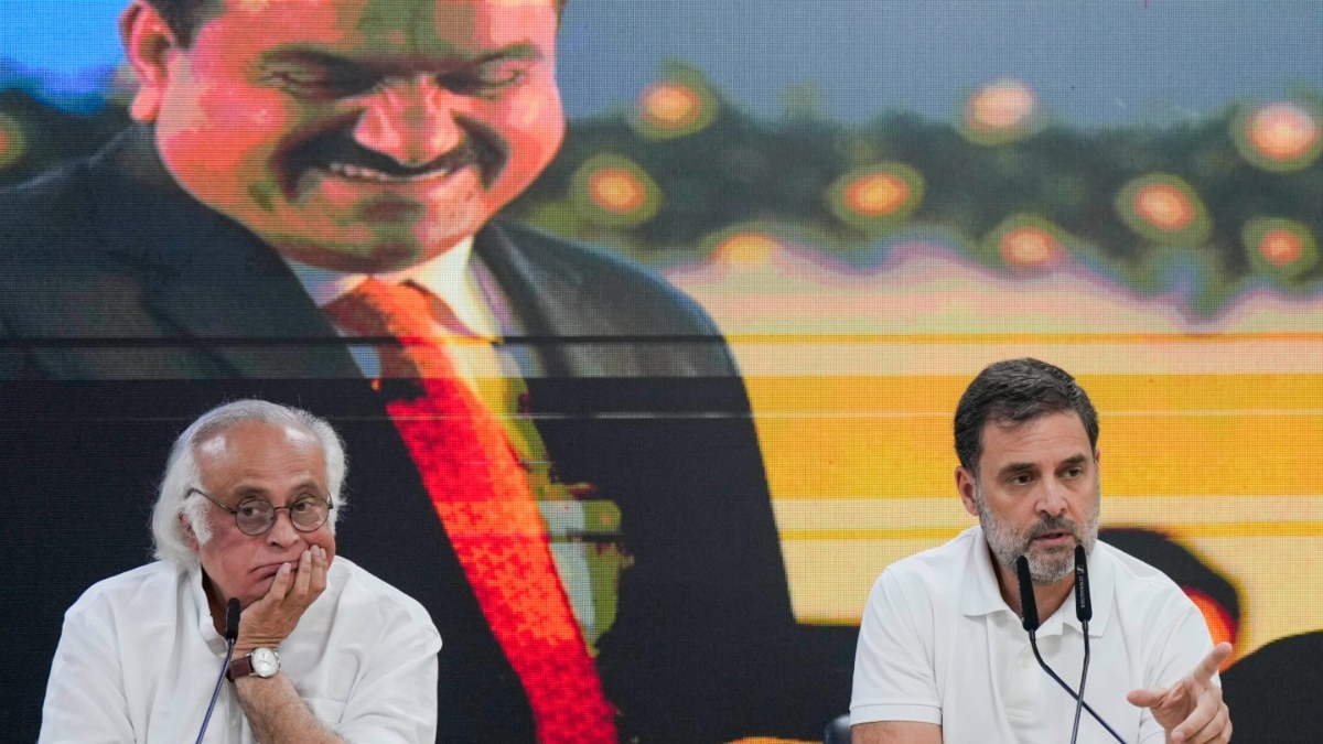 Rahul Gandhi Blames 'Adani Power' After Outage During Presser, BJP Quips 'Jairam Ramesh Might Have Cut It'