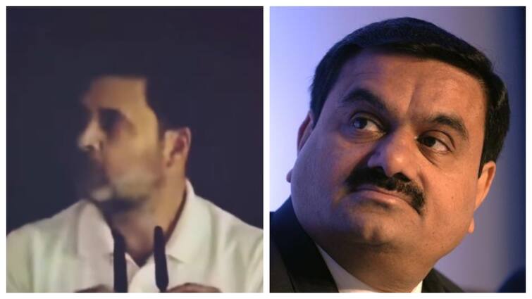 Rahul Gandhi mocks Adani Power Modi power jibe after power outage at presser BJP responds 
