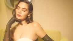 Esha Gupta Channels Old-Hollywood Glamour In A Bustier Outfit, PICS