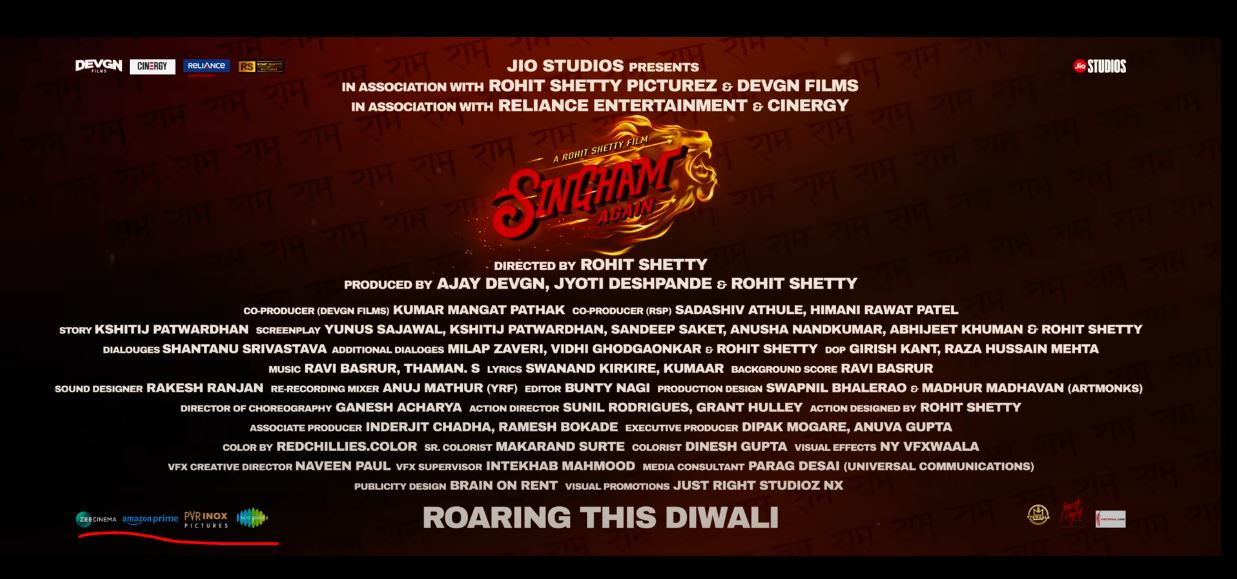 Singham Again OTT Release: 'सिंघम अगेन' ओटीटी पर कहां होगी रिलीज, जानें स्ट्रीमिंग राइट्स किसने खरीदे